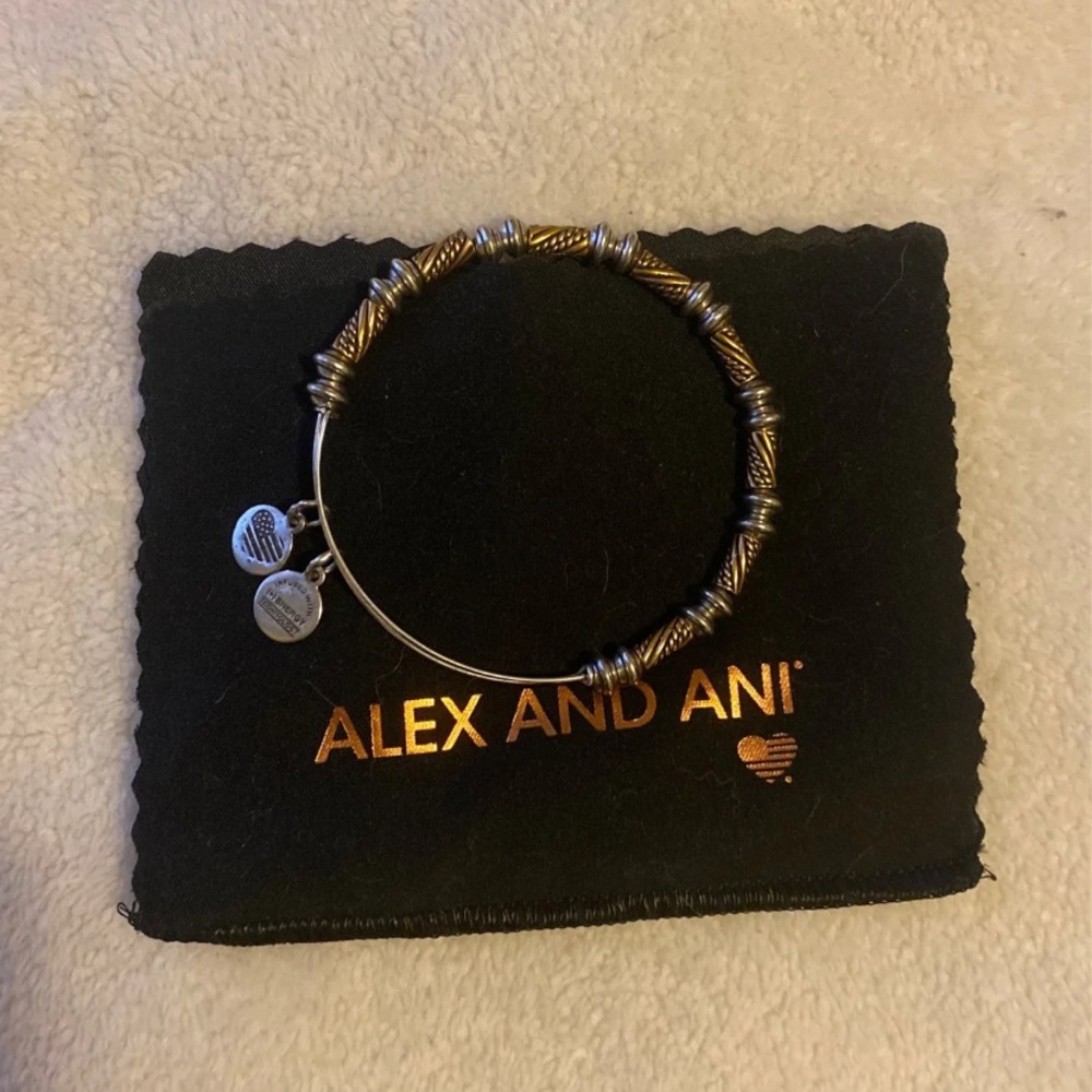 EUC ALEX AND ANI Silver and Gold Bracelet